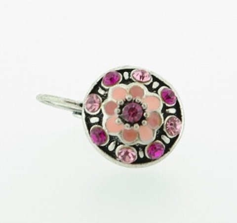 Oorbellen roze 9732 | Prachtige oorbellen roze