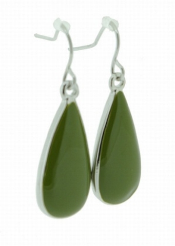 Oorbellen groen 33554 | Trendy groene oorbellen