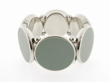 Armband grijs 990651 | Trendy grijze armband 