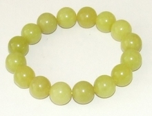 Armband groen 4100 | Groene glaskralen armband 
