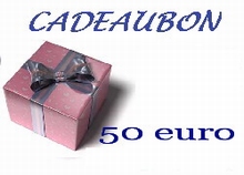 Cadeubon ter waarde van 50 euro 